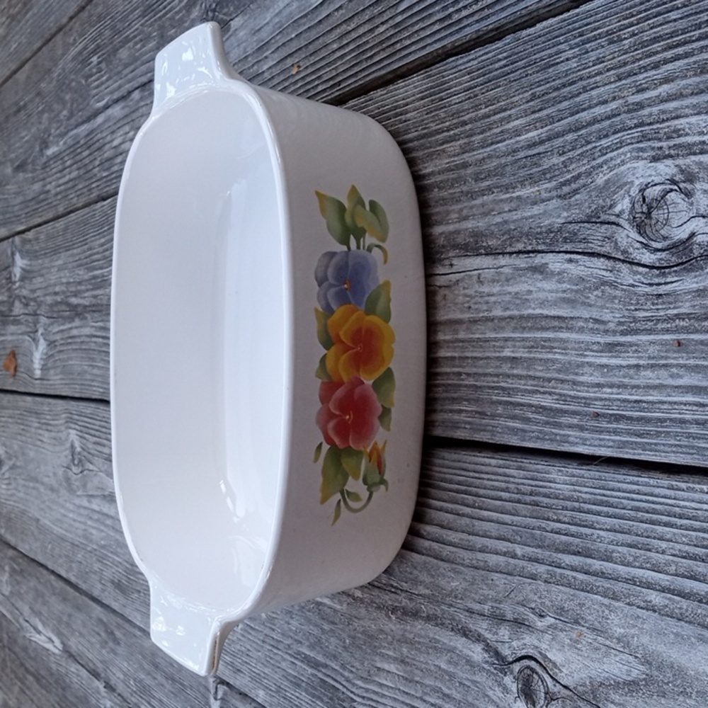 "Summer Blush" Corning Ware Casserole Dish